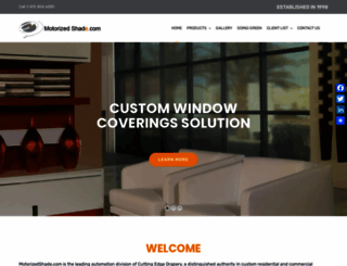 motorizedshade.com screenshot