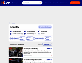 motorky.hyperinzerce.cz screenshot
