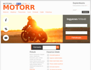 motorr.hu screenshot