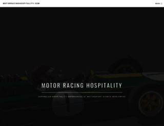motorracinghospitality.com screenshot