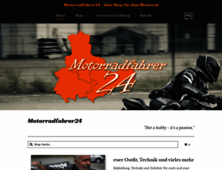 motorradfahrer24.de screenshot