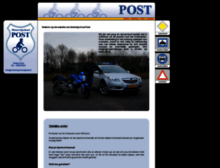motorrijschoolpost.nl screenshot