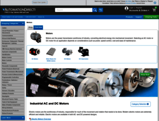 motors.automationdirect.com screenshot