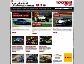 motorsportcircuits.co.uk screenshot
