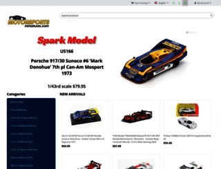 motorsportsminiatures.com screenshot