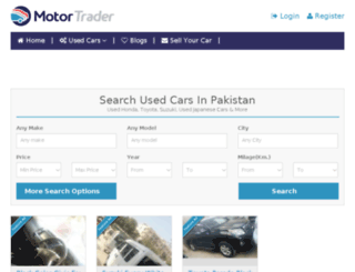 motortrader.com.pk screenshot