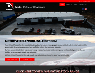 motorvehiclewholesale.com screenshot