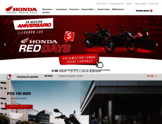 motos.honda.com.co screenshot