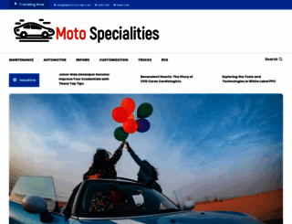 motospecialties.com screenshot