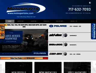 motosportsinc.com screenshot