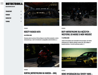 motostodola.pl screenshot