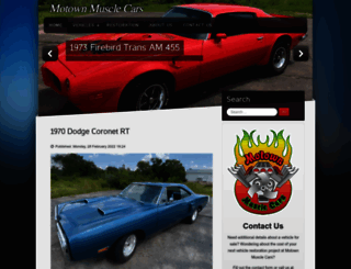 motownmusclecars.com screenshot