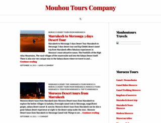 mouhoutours.wordpress.com screenshot