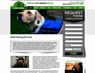 mouldhound.ca screenshot