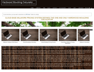mouldingcalculator.com screenshot