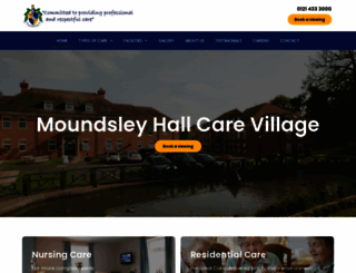 moundsleyhall.com screenshot