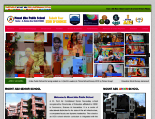 mountabuschool.com screenshot