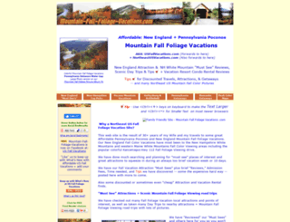 mountain-fall-foliage-vacations.com screenshot
