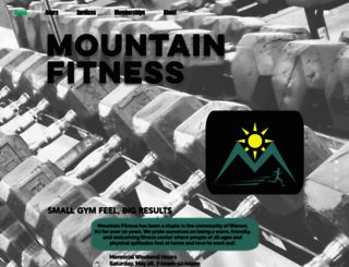 mountain-fitness.com screenshot