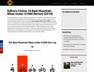 mountainbikespro.com screenshot
