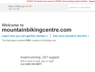 mountainbikingcentre.com screenshot