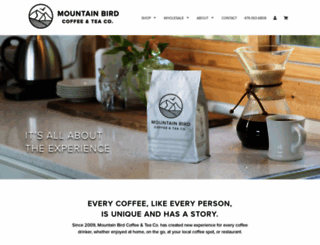 mountainbirdcoffee.com screenshot