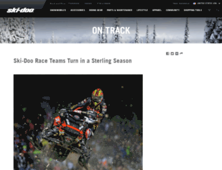 mountainblog.ski-doo.com screenshot