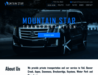 mountaincars.com screenshot