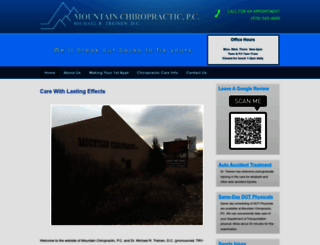 mountainchiropractic.net screenshot