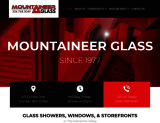 mountaineerglass.net screenshot