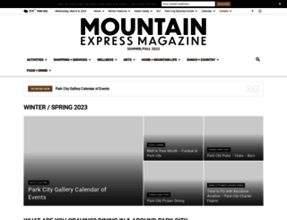 mountainexpressmagazine.com screenshot