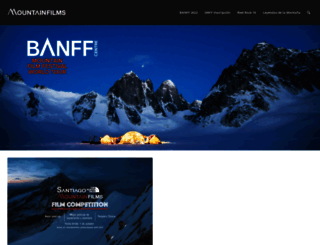 mountainfilms.ca screenshot