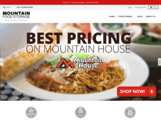 mountainfoodstorage.com screenshot