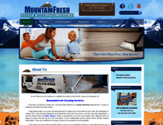 mountainfreshcleaningservice.com screenshot