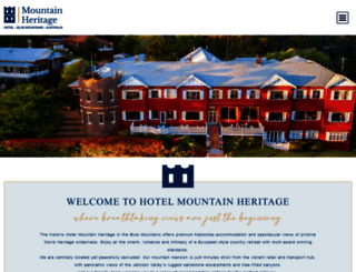 mountainheritage.com.au screenshot