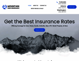 mountainhighinsurance.com screenshot