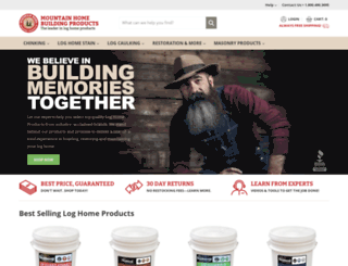 mountainhomebuildingproducts.com screenshot