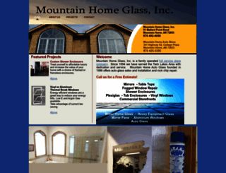 mountainhomeglass.com screenshot