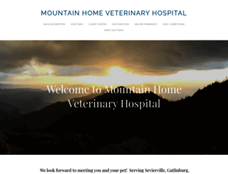 mountainhomevethospital.com screenshot