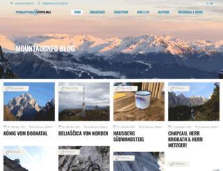 mountaininfo.eu screenshot