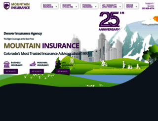 mountaininsurance.com screenshot