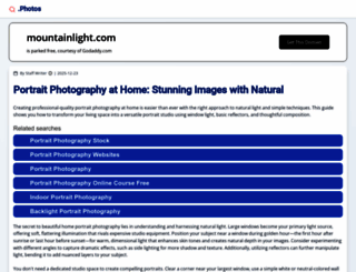 mountainlight.com screenshot