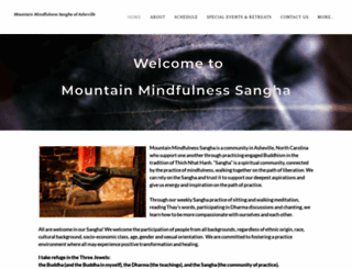 mountainmindfulness.org screenshot