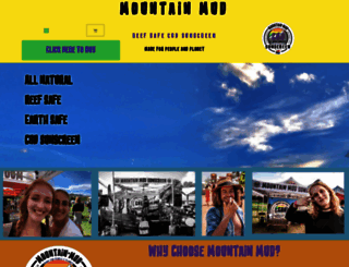 mountainmudsunscreen.com screenshot