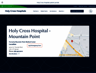 mountainpointmedicalcenter.com screenshot