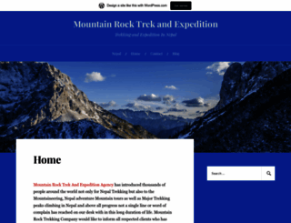 mountainrocktrek.wordpress.com screenshot