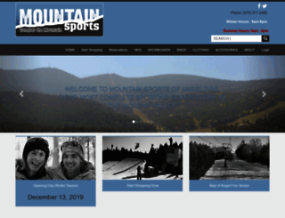 mountainsportsofangelfire.com screenshot