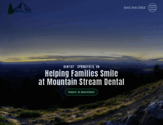 mountainstreamdental.com screenshot