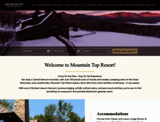 mountaintopinn.com screenshot