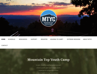 mountaintopyouthcamp.org screenshot